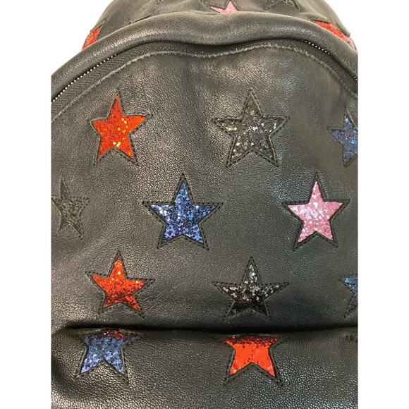 Yves Saint Laurent Star Applique Mini City California Leather Backpack in Black - Picture 5 of 16